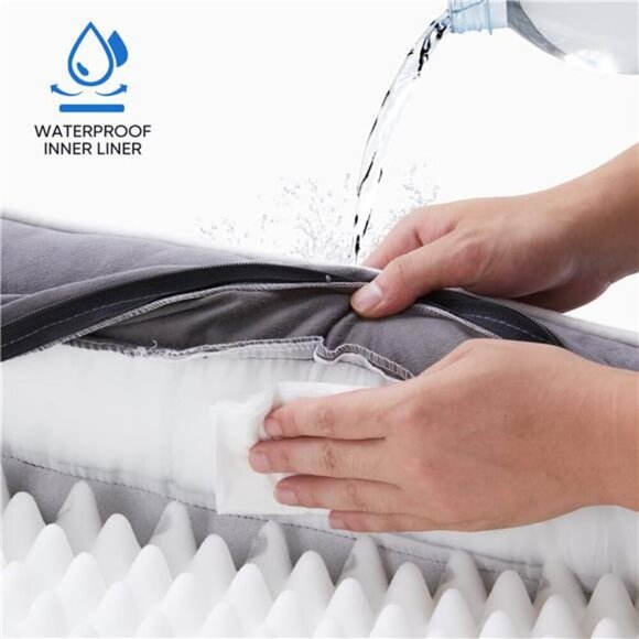 Dog Bed 24"x18" Orthopedic Dog Sofa Bed Small, Supportive Foam Pet Couch - Picture 4 of 5